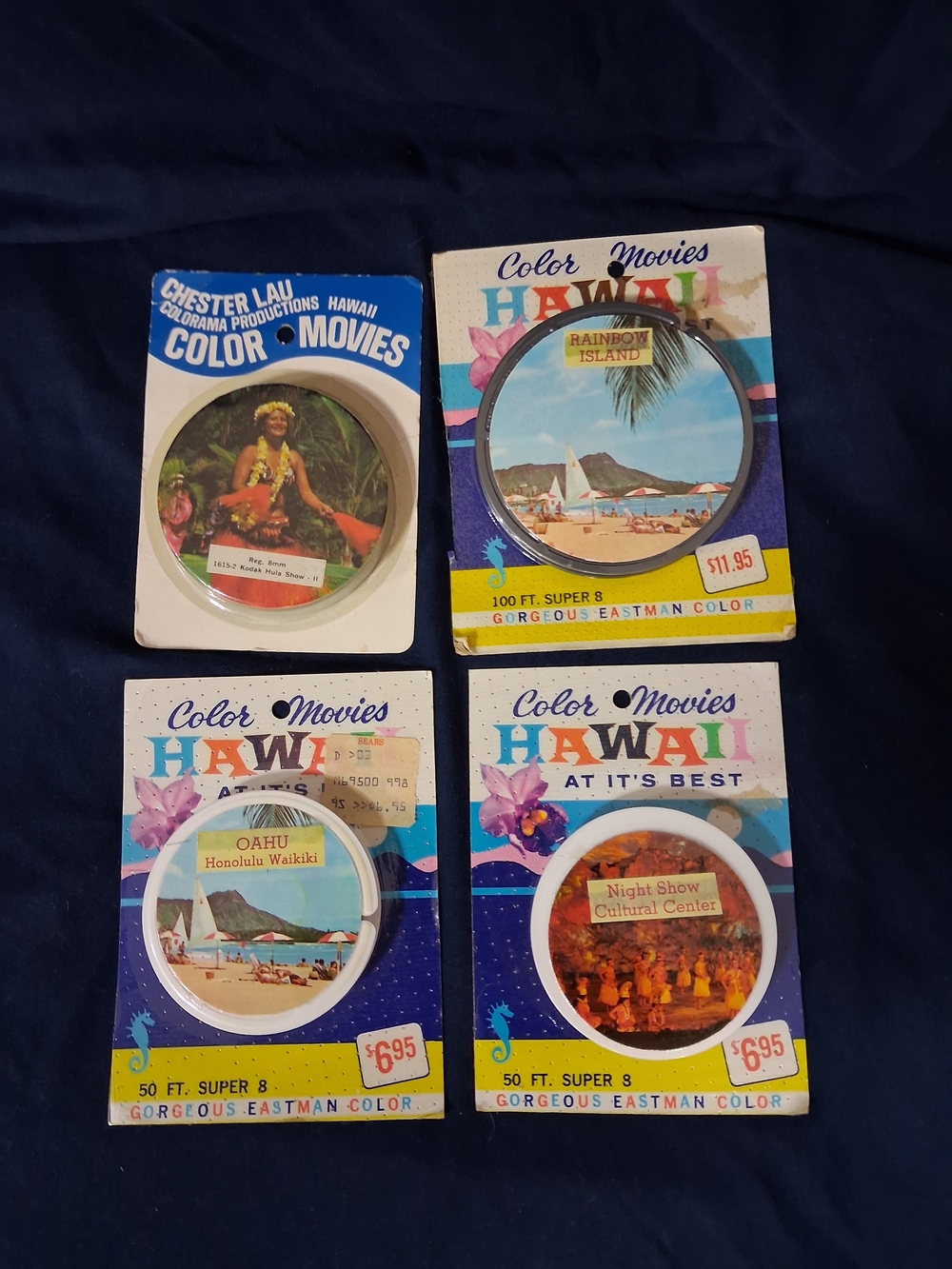 Super 8 Film Reels - Blue Packaging